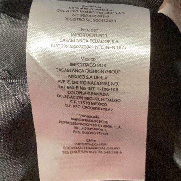 A/X ARMANI EXCHANGE NAVY BLUE LONG COAT JACKET MEDIUM - Picture 6 of 8